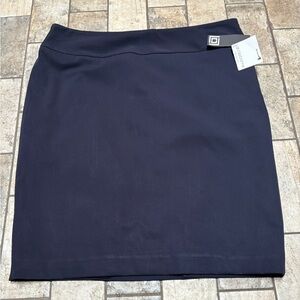 NWT Liz Claiborne Dark Navy Dress Skirt Women’s Sz 14